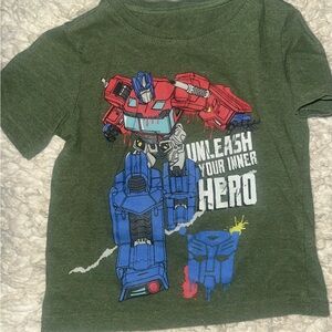 Kids Size 4 Transformer Tshirt.